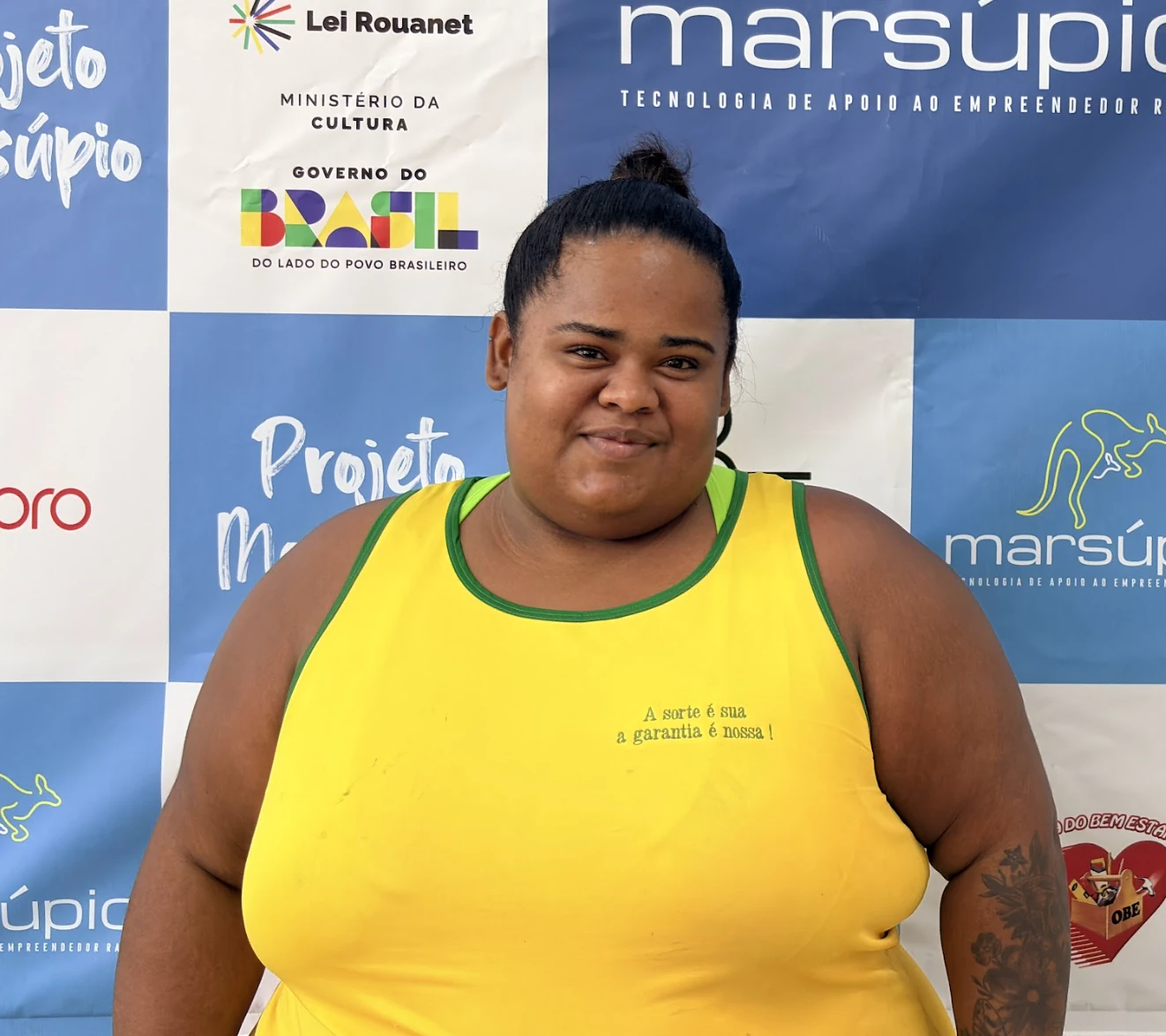 Empreendedora participante do projeto