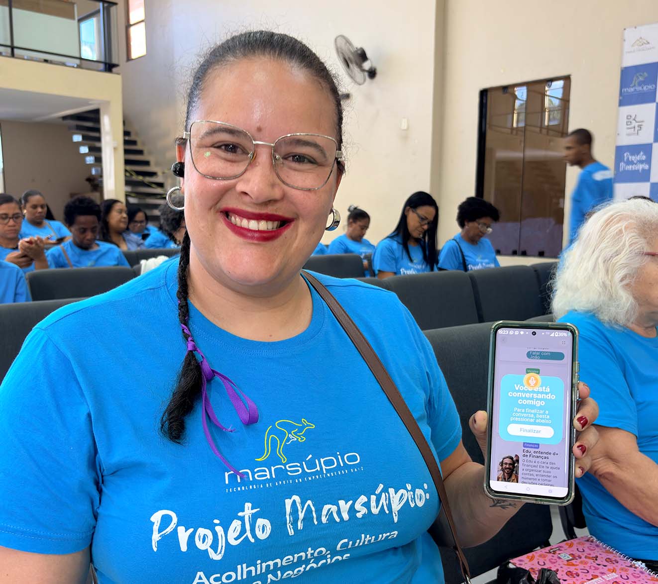 Empreendedora participante do projeto